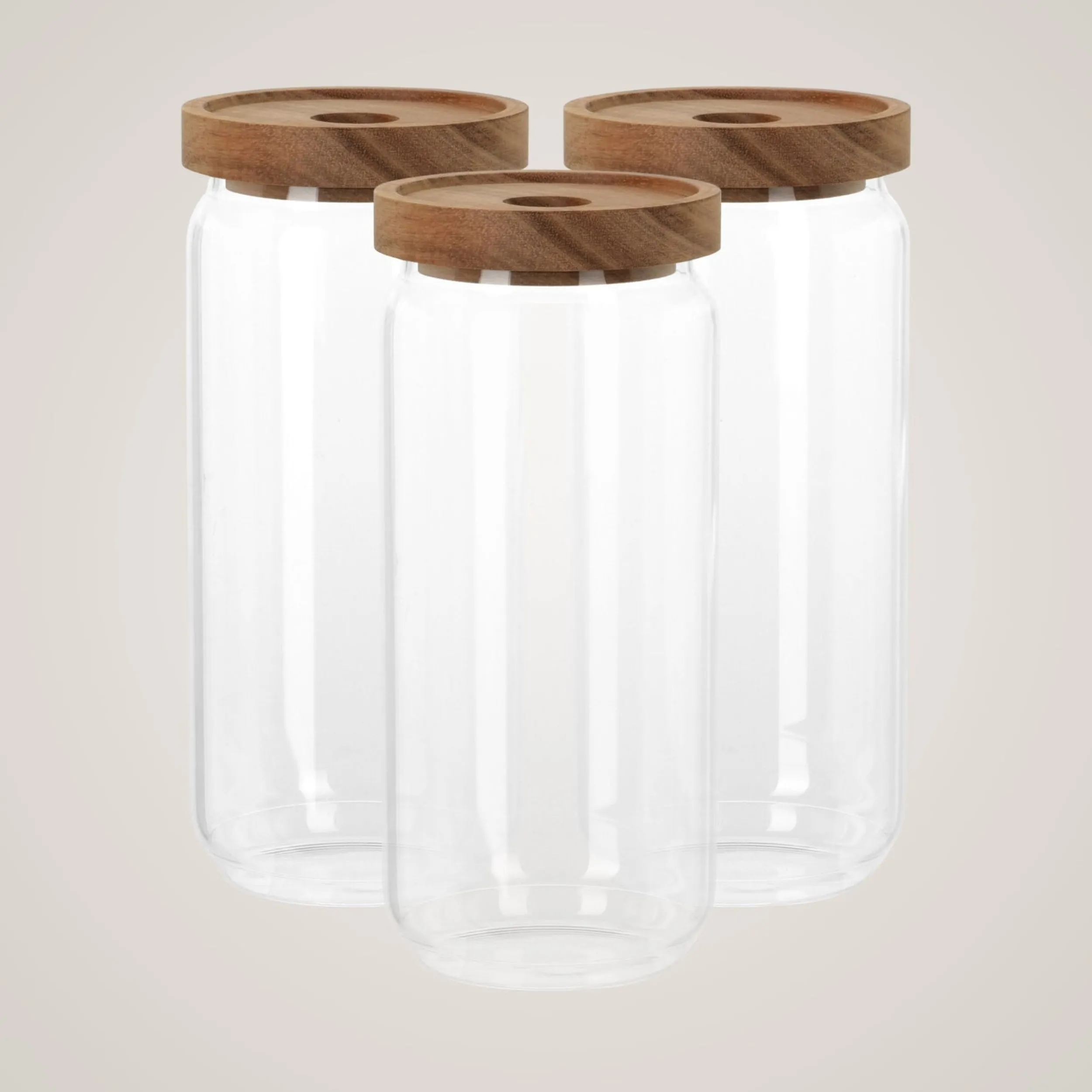 Online 3-pk glasskrukke 1000 ml Vaskerom | Baderom