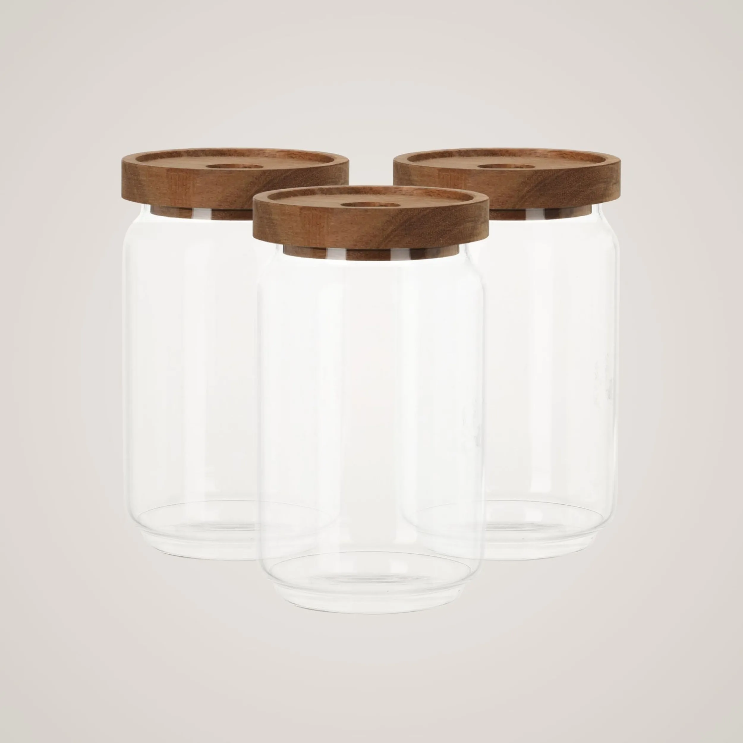 Fashion 3-pk glasskrukke 700 ml Vaskerom | Baderom