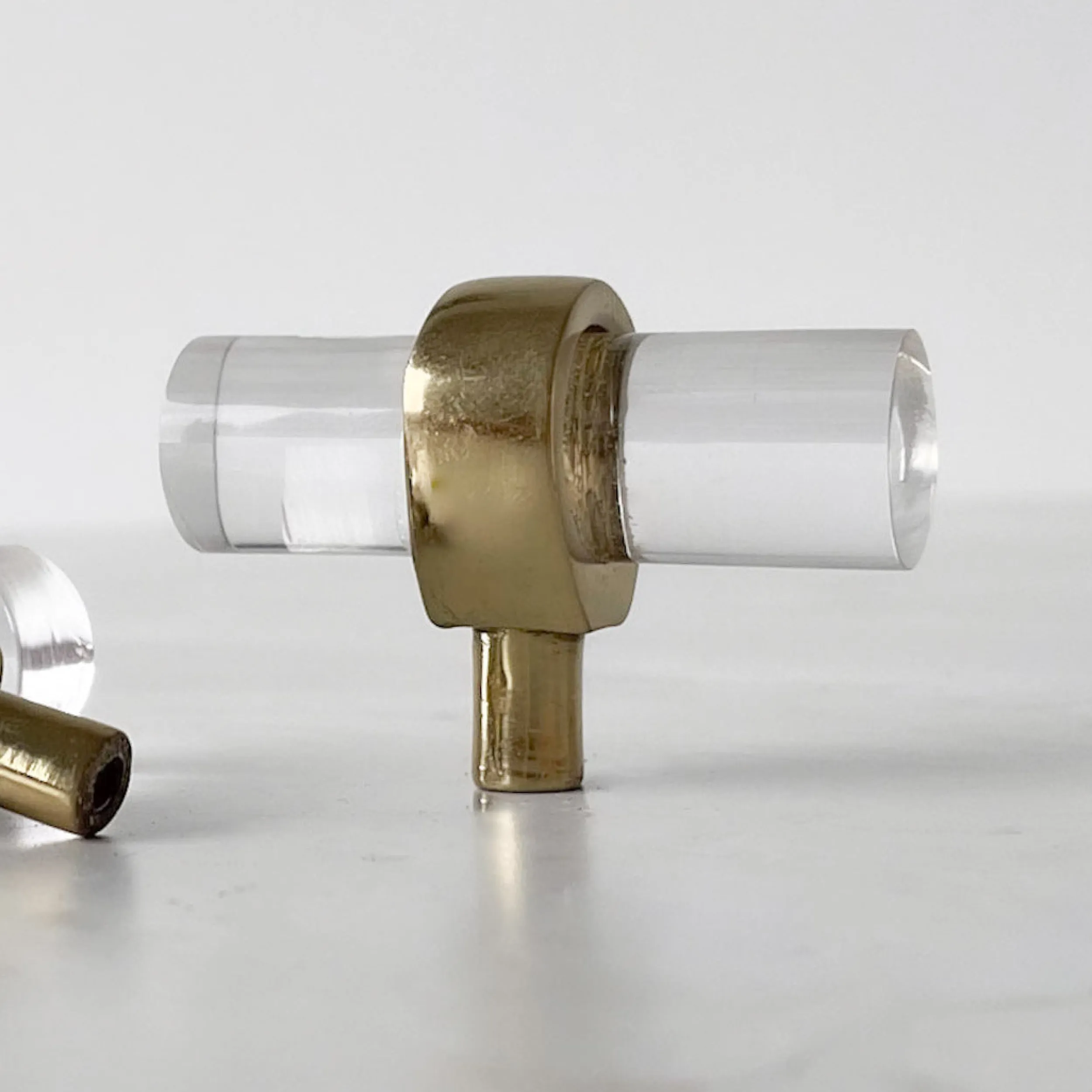 Discount 2-pk knott Cylinder, glass Håndtak