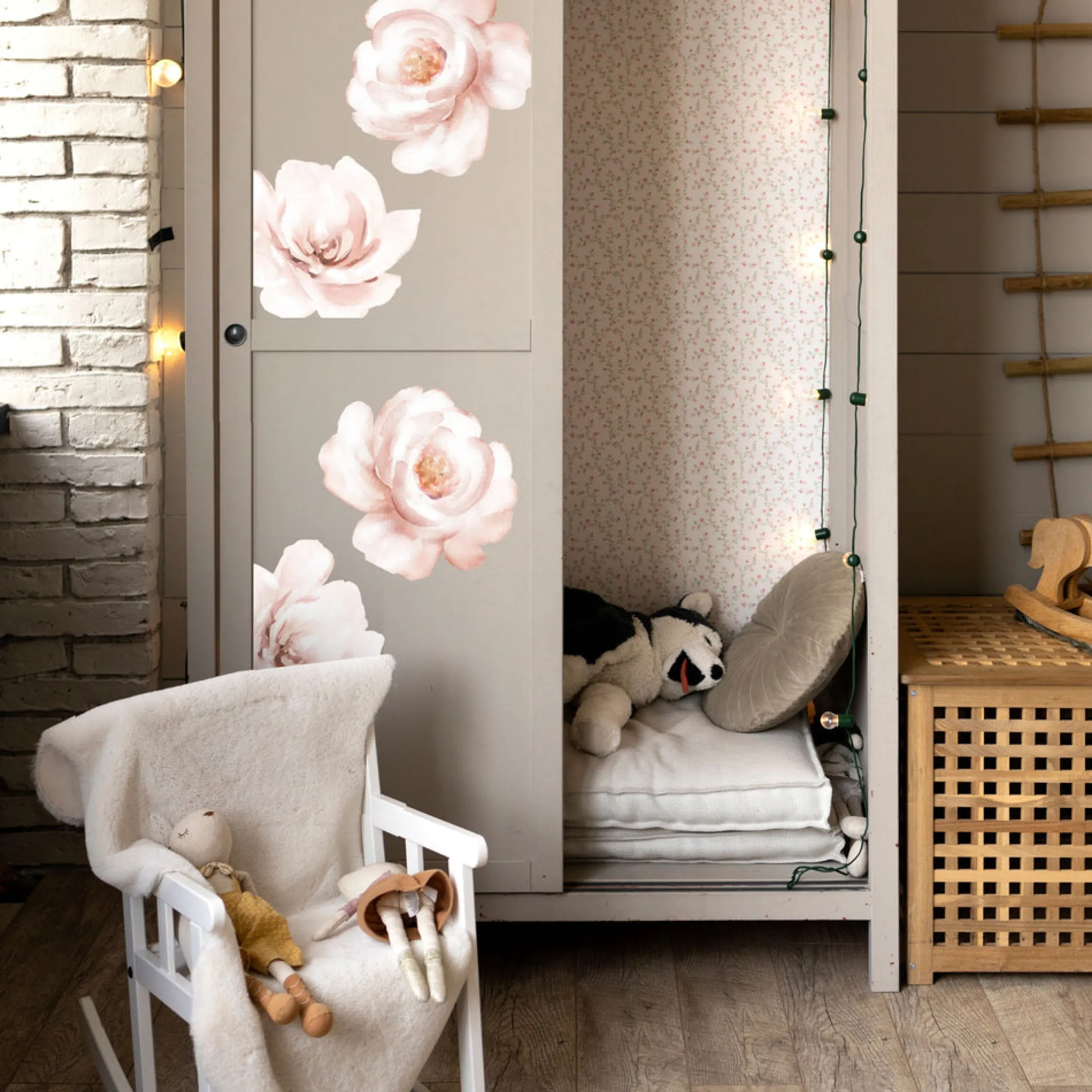 Online 2-pk Peoner klistremerker Barnestickers