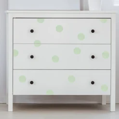 Fashion 25-pk prikker klistremerker, grønn Barnestickers