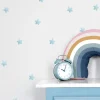 Discount 25-pk stjerner klistremerker, blå Barnestickers
