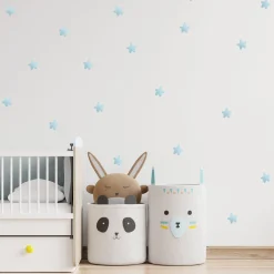 Discount 25-pk stjerner klistremerker, blå Barnestickers