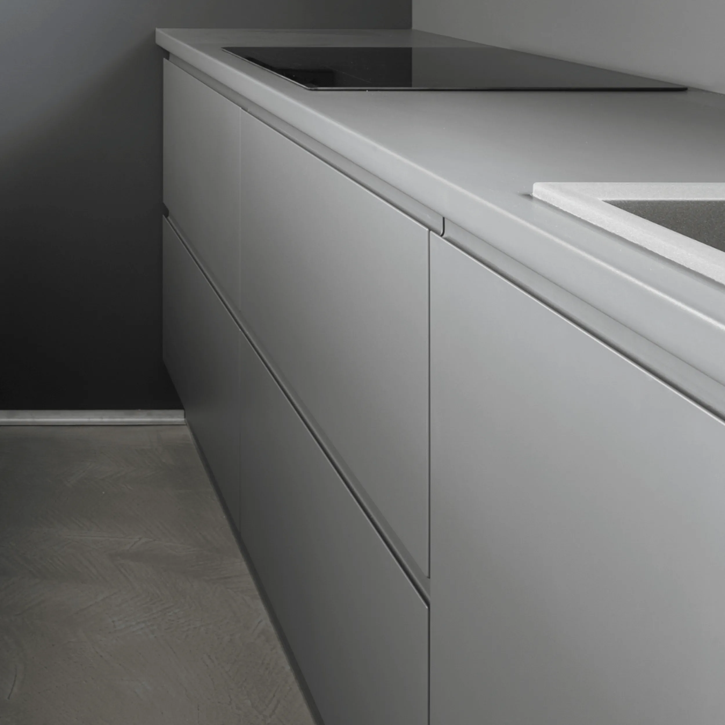 Best Premium Cloudy grey kontaktplast Ensfarget | Baderomsmøbler