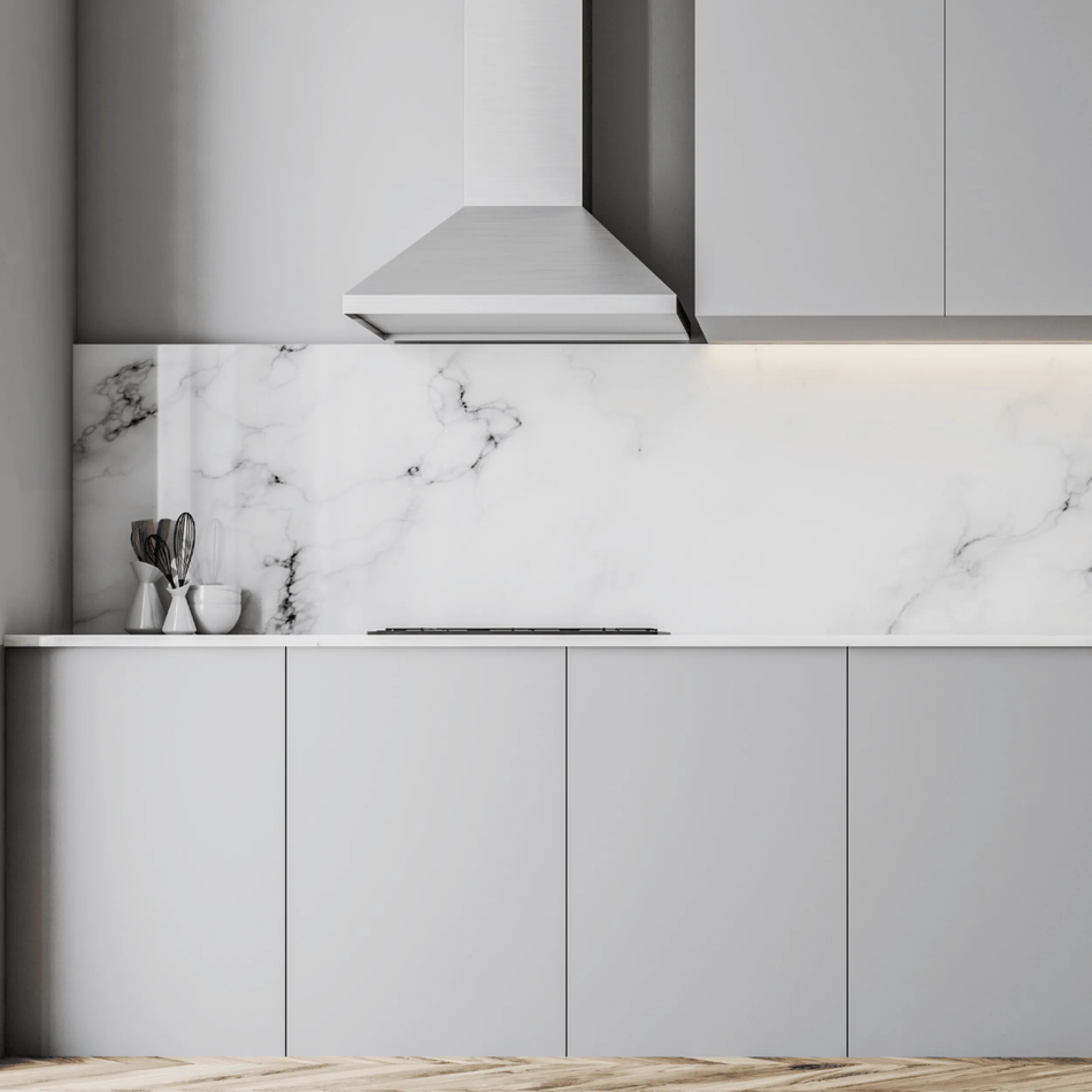 Best Premium Cloudy grey kontaktplast Ensfarget | Baderomsmøbler