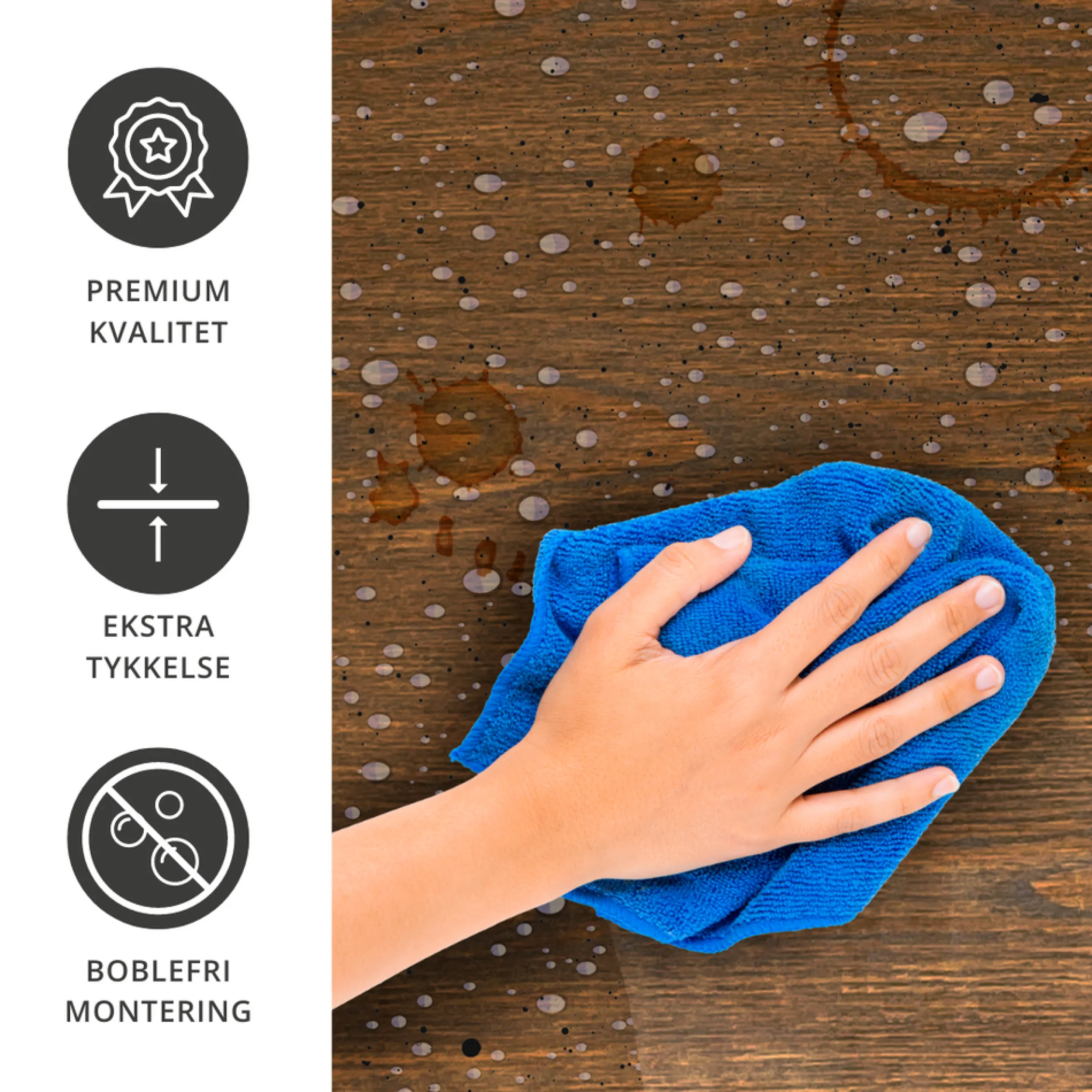 New Premium London oak kontaktplast Bord | Benkeplate