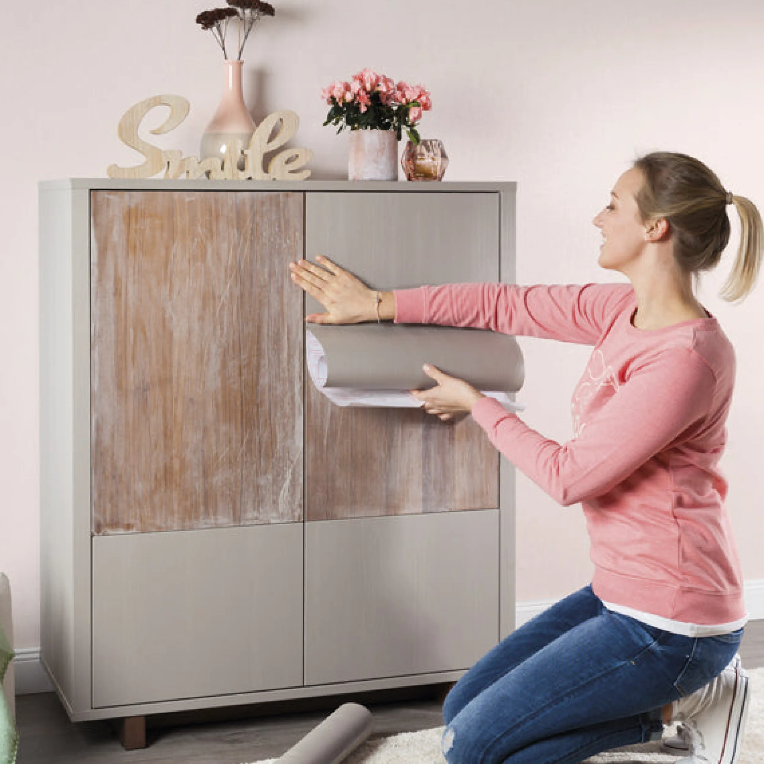 Hot Quadro kontaktplast beige Kjøkken | Baderomsmøbler