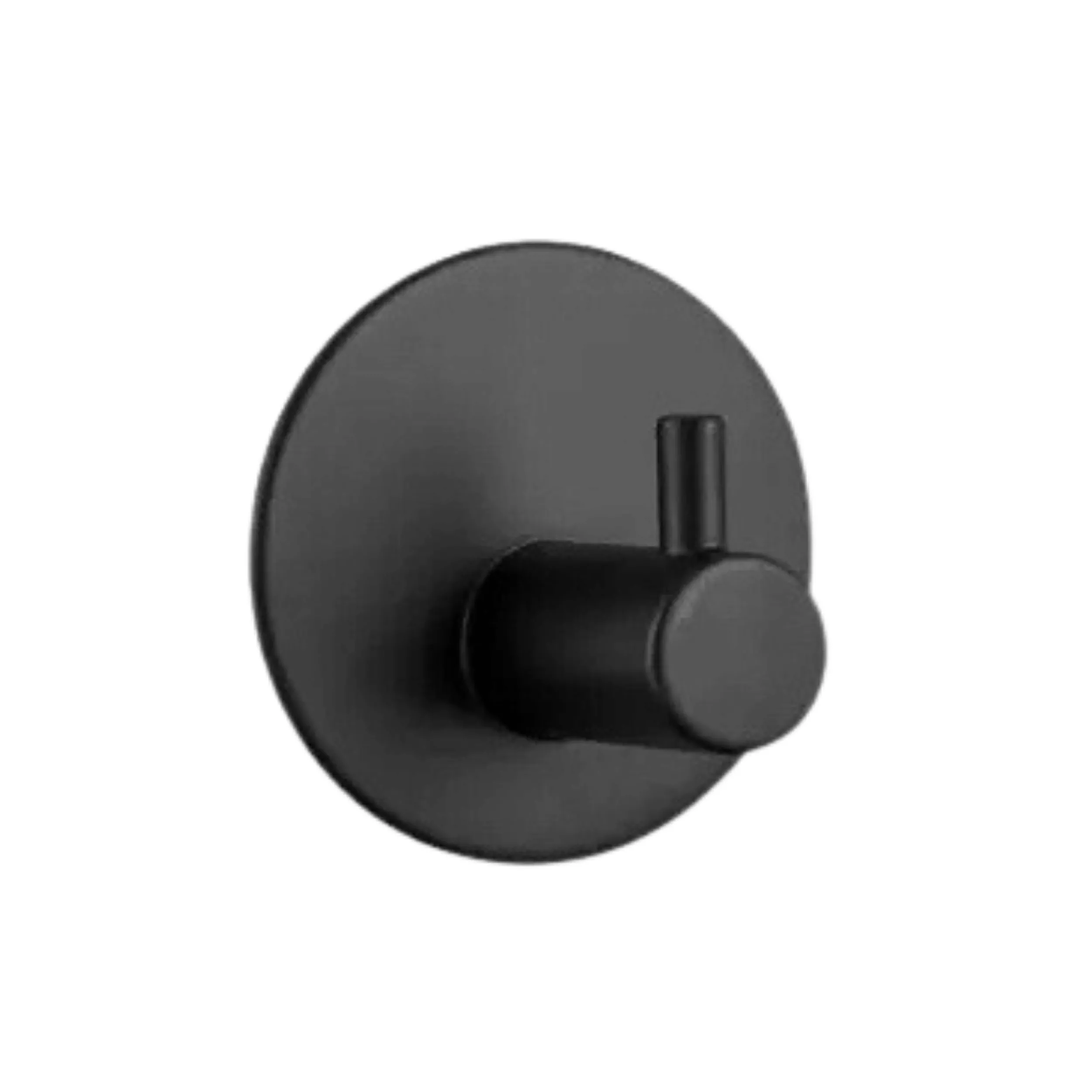 Clearance Selvklebende knagg, sort matt 4-pk Garderobe | Gang