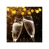 Hot Servietter Champagne, 20-pk Borddekking