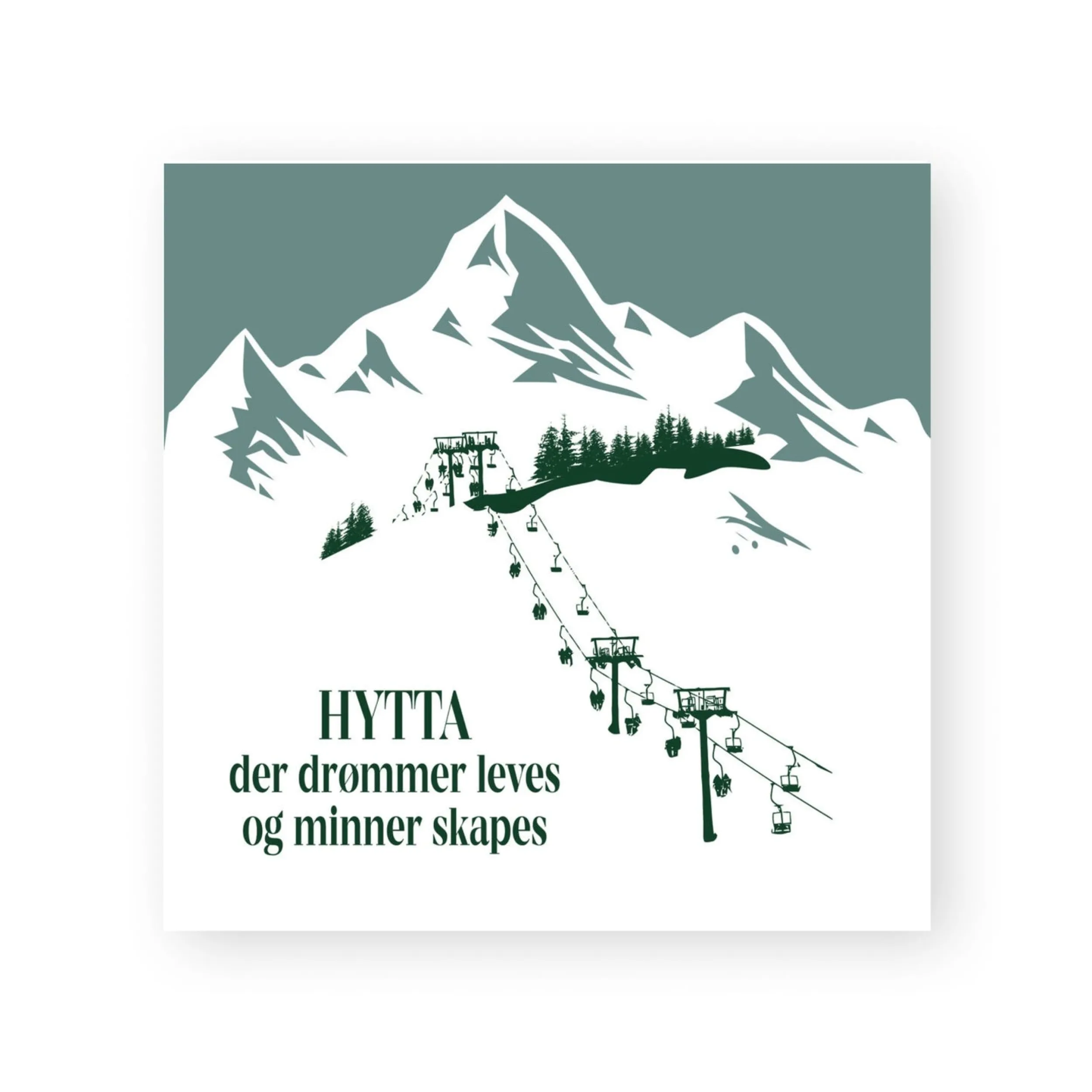 New Servietter "Hytta" leves 20 pk Borddekking
