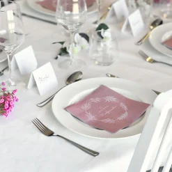 Outlet Servietter til konfirmasjon, gammel-rosa 20-pk Borddekking