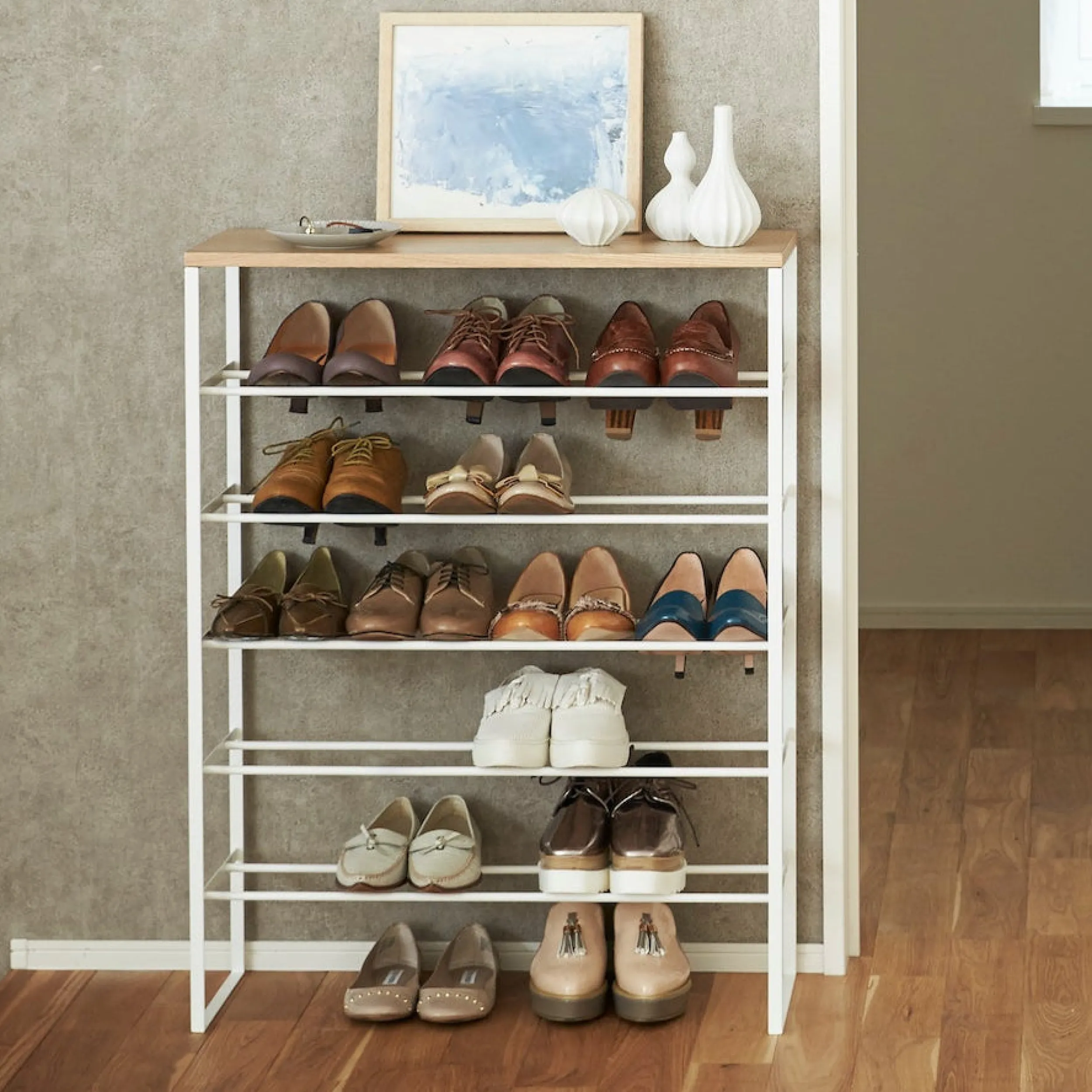 Outlet Skohylle hvit Garderobe | Gang