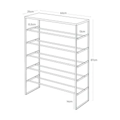 Outlet Skohylle hvit Garderobe | Gang
