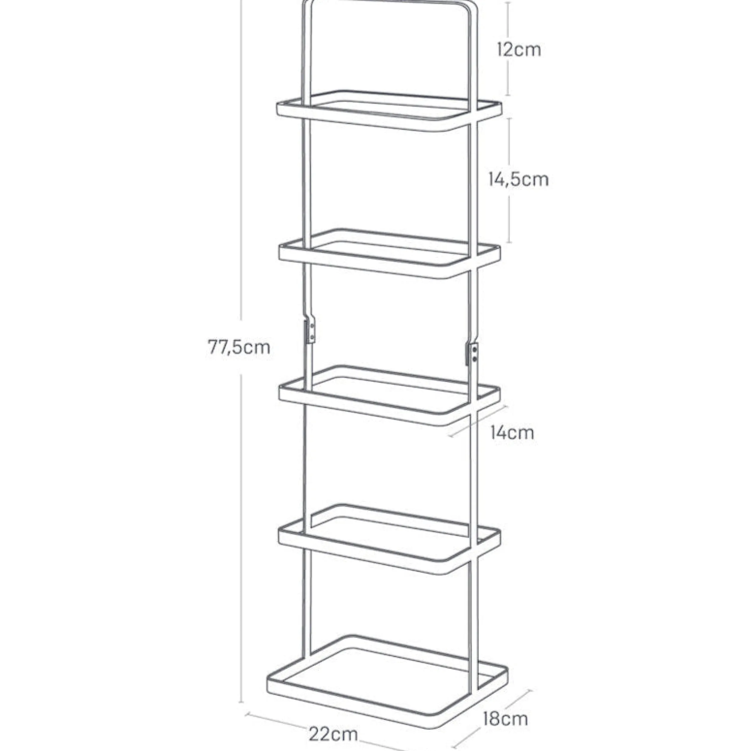 Outlet Skostativ hvit Garderobe | Gang