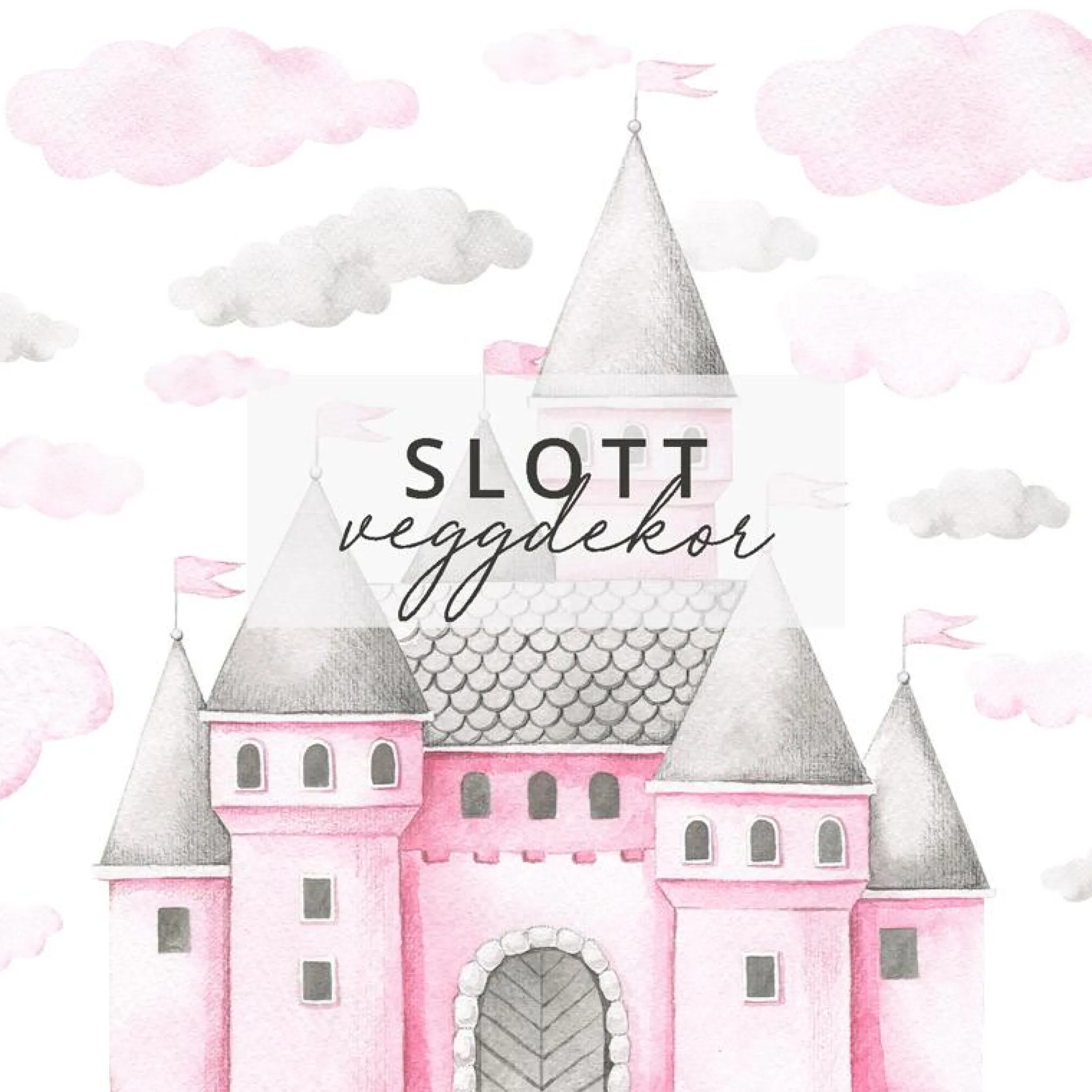 Sale Slott klistremerker Barnestickers