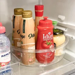 Outlet Snurrebrett med høy kant, transparent Vaskerom | Baderom