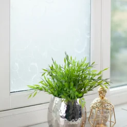 Discount Static Scroll Flower vindusfolie Vindusfolie