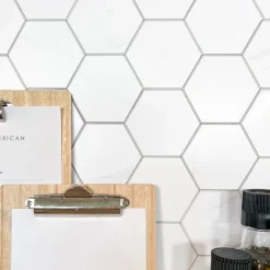 Discount Stein hexagon marmor veggfliser Veggfliser | Til Kjøkkenvegg