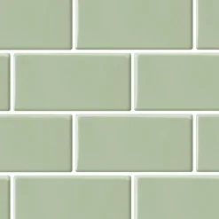Hot Subway sage green selvklebende veggfliser Veggfliser | Til Kjøkkenvegg