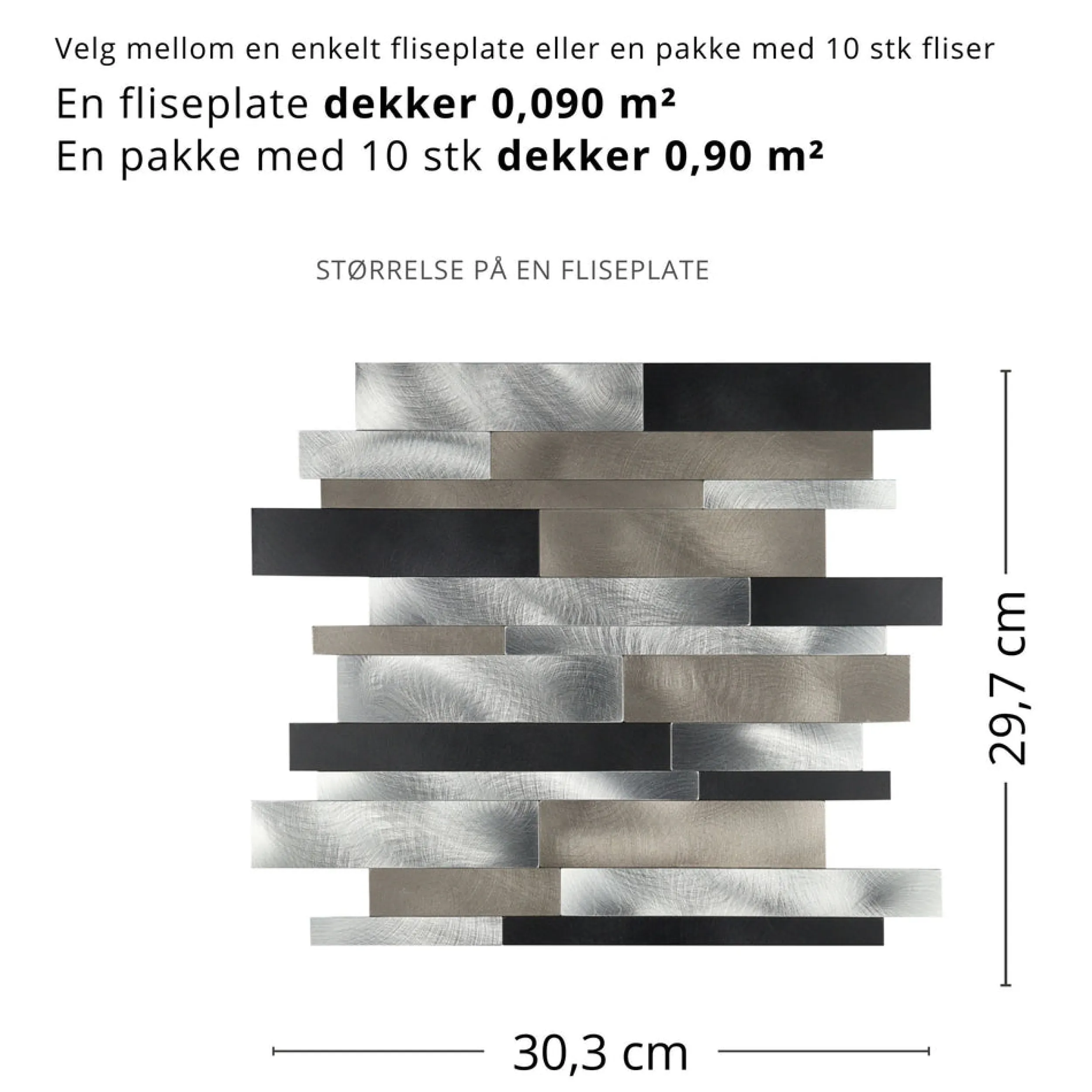 New Tanya stav selvklebende veggfliser Veggfliser | Til Kjøkkenvegg