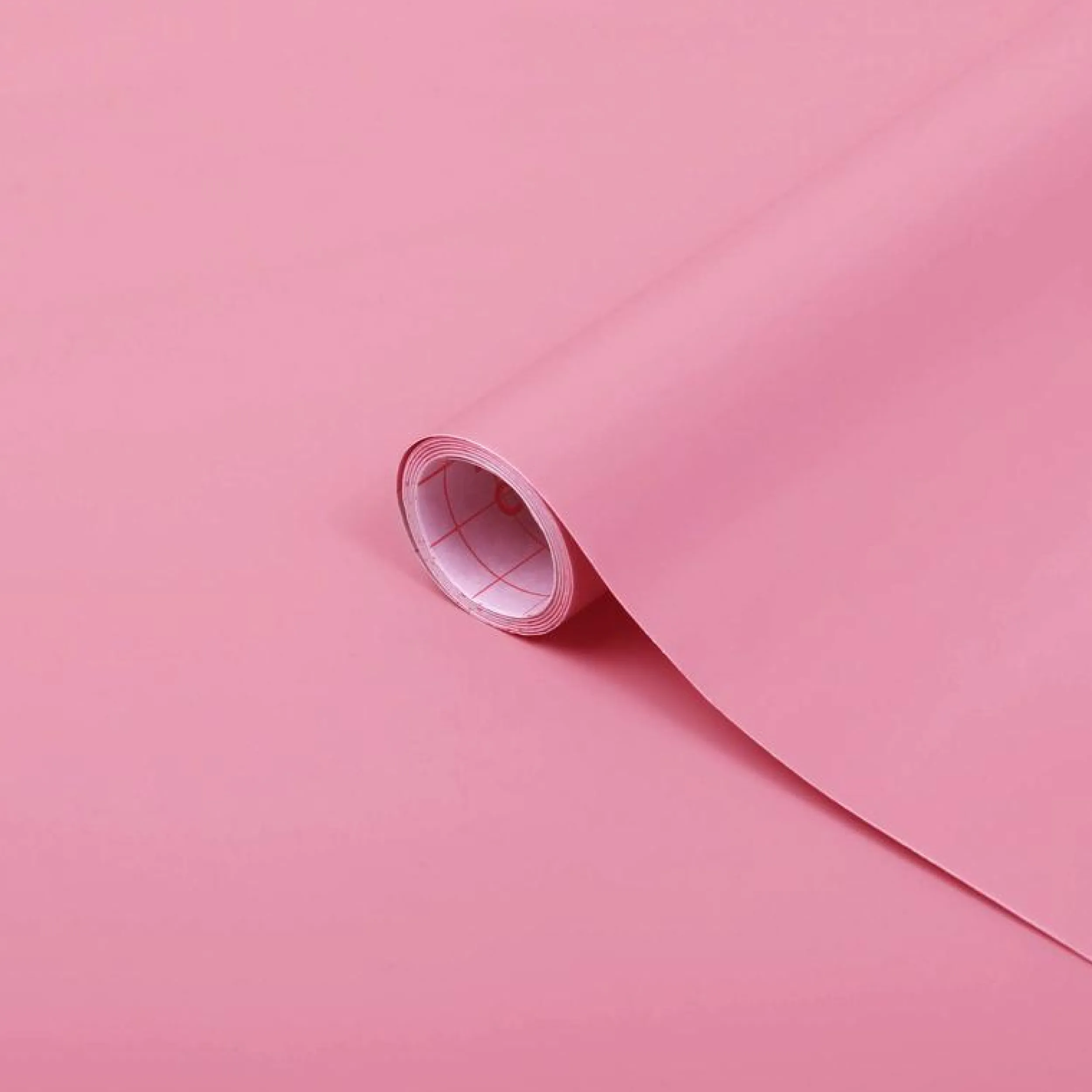 Discount Uni matt babyrosa kontaktplast Ensfarget | Baderomsmøbler