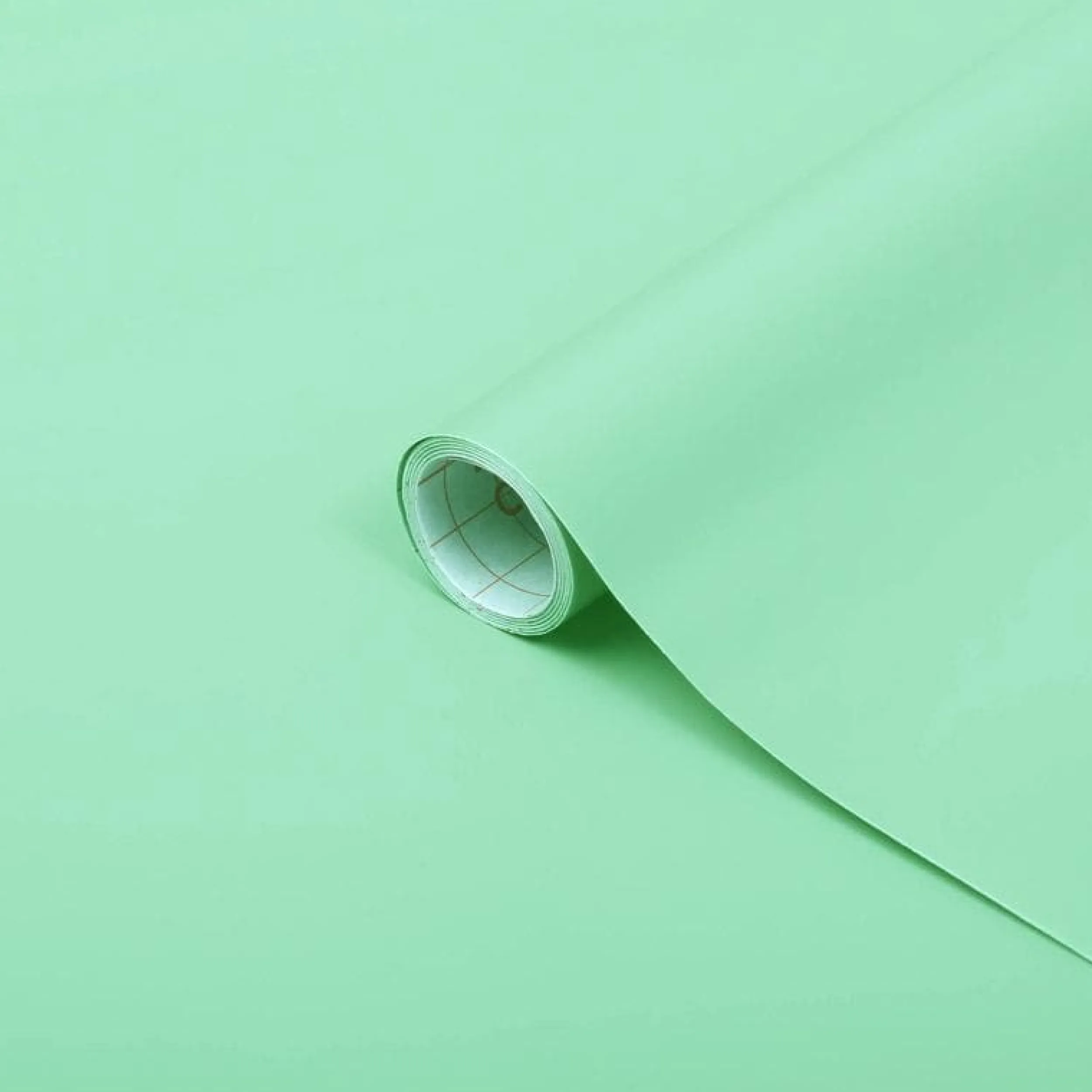 Fashion Uni matt mint kontaktplast Ensfarget | Baderomsmøbler