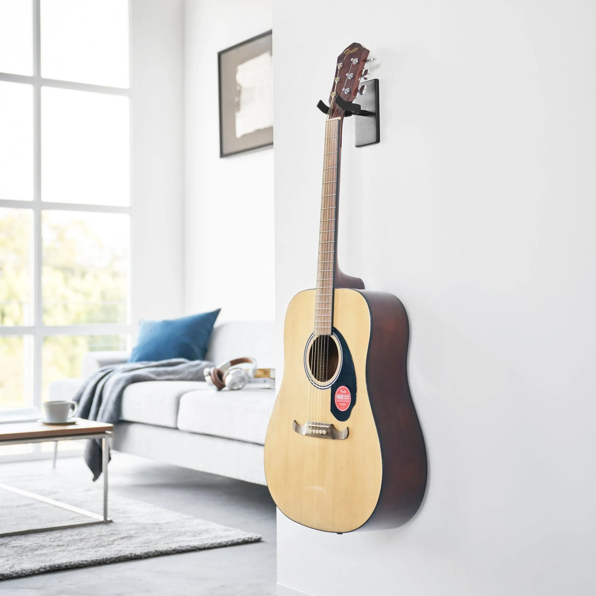 Best Vegghengt gitarholder All Organisering | Organisering
