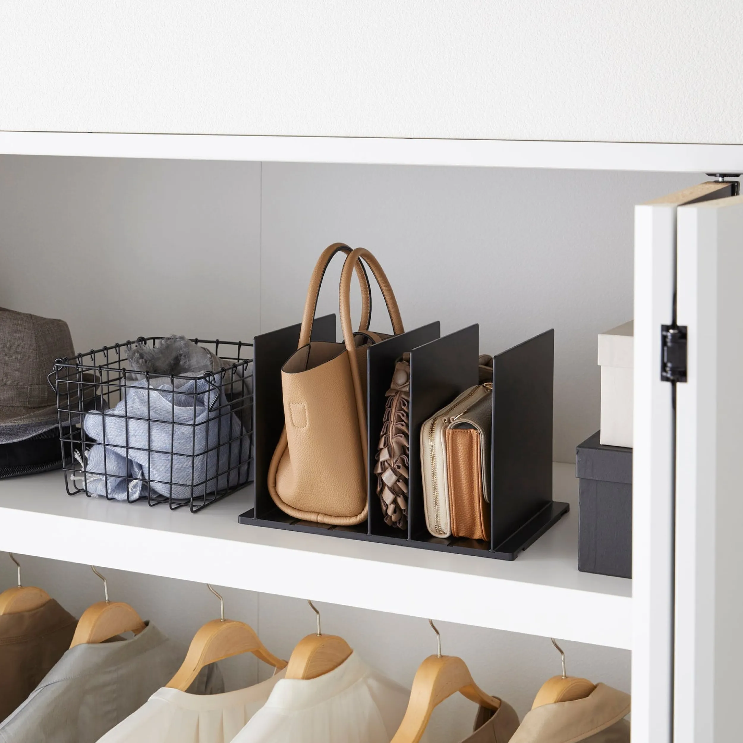 Hot Veskestativ sort 2 stk Garderobe | All Organisering