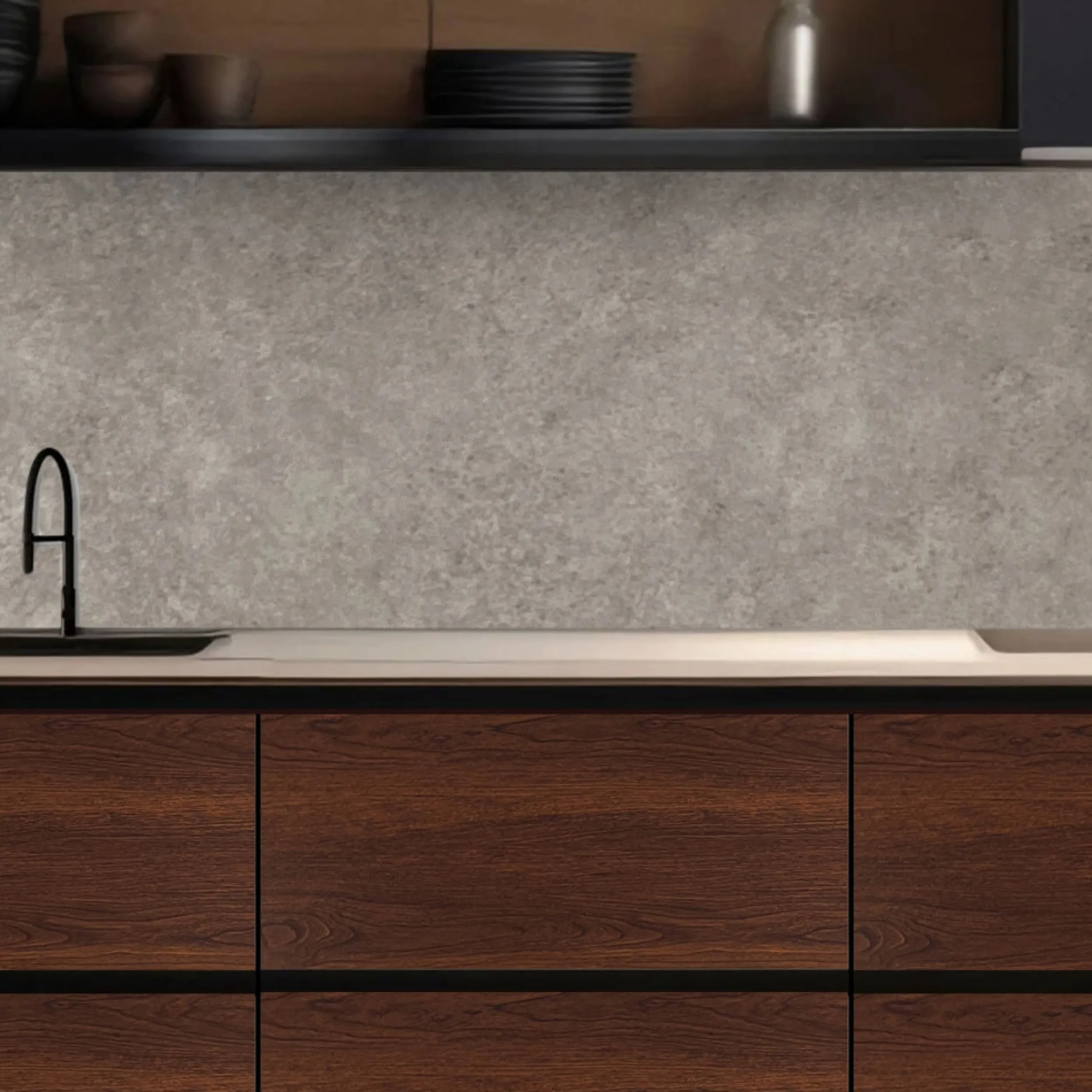 Discount Warm walnut kontaktplast Bord | Benkeplate