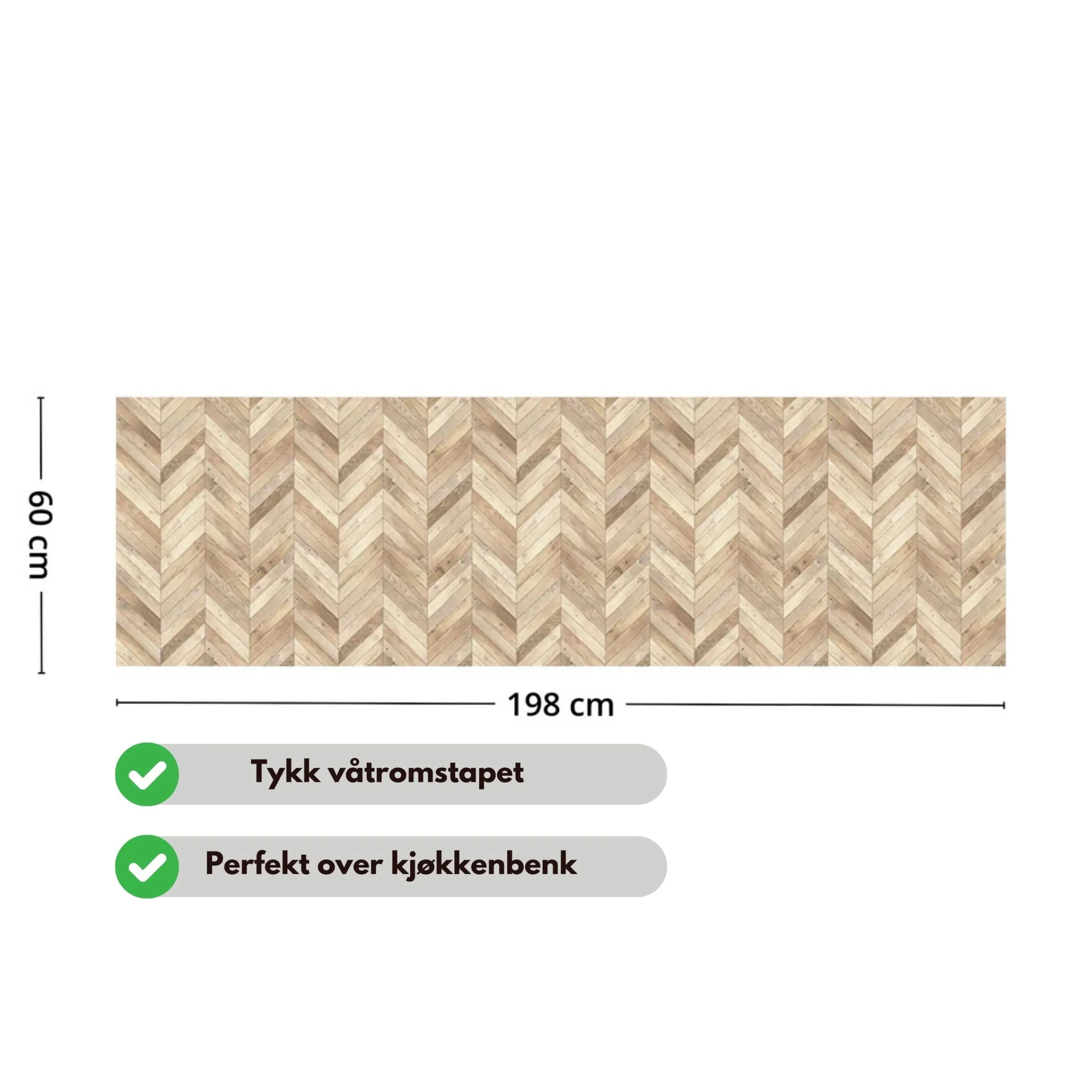 Best Wooden Harmony selvklebende backsplash Veggfliser | Gulvfliser